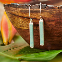 Maui Blue Reversible Mini Bar  JILZARAH Earrings
