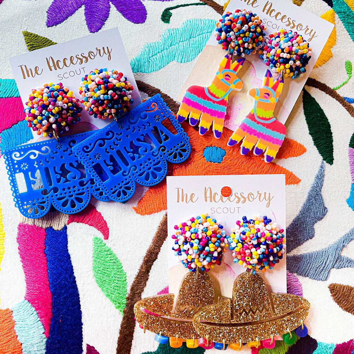 Scout Celebration Piñata Earrings
