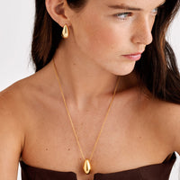 Aura Waterproof Gold Necklace or Earrings