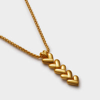 HEART LINK EARRINGS or NECKLACE