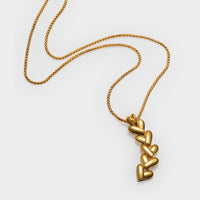 HEART LINK EARRINGS or NECKLACE