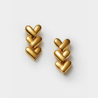 HEART LINK EARRINGS or NECKLACE