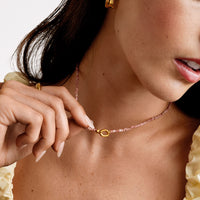 KATIE LOXTON GEMSTONE CHARM NECKLACES
