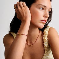 KATIE LOXTON GEMSTONE CHARM NECKLACES
