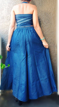 Chloe Denim Convertible Jumpsuit