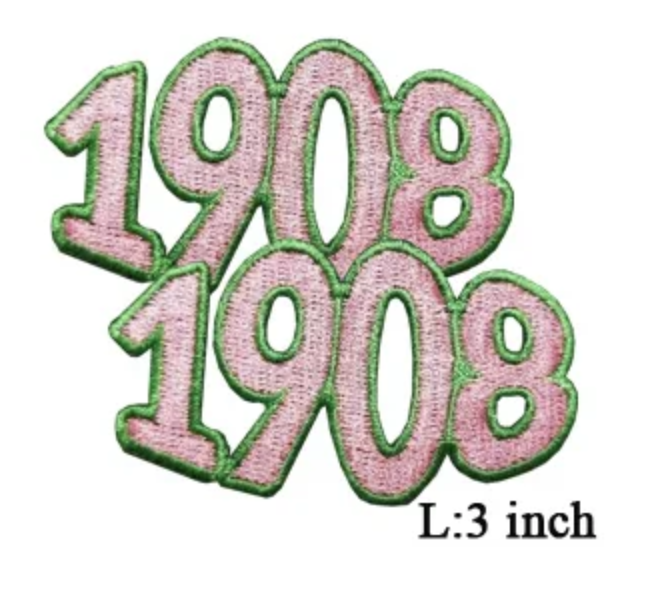 Divine 9 Sorority & Fraternity  Iron on Embroidered Patches: AKA, Delta Sigma Theta, Zeta Phi Beta, Alpha, Kappa, Sigma, Omega
