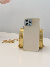 Chains Shiny Split-Joint Bags Crossbody Bags: GOLD / One_size