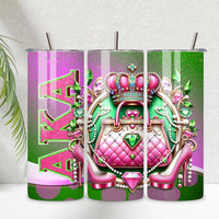 Divine 9  20 oz Skinny Tumbler • Stainless Steel • Drinkware