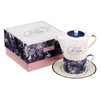 Be Still Tea for One Tea Set - Psalm 46:10
