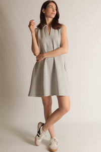 P. CILL Butter Modal Sleeveless Tennis Dress: Lemon Grass / Large