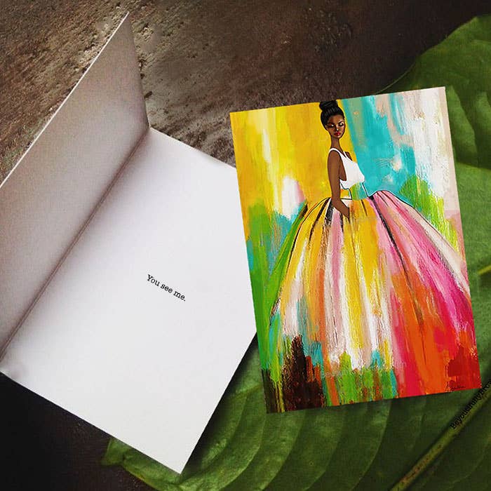 Being Seen Greeting Card: You see me.
