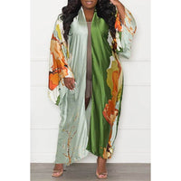 Chic LONG SLEEVE FRONT OPEN KIMONO