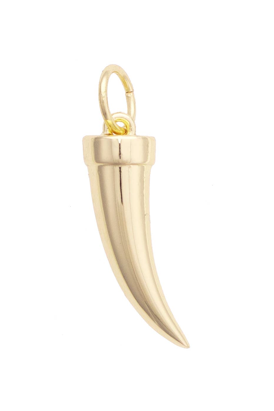 CANVAS STYLE CHARM BAR-Sabertooth Charm in Shiny Gold