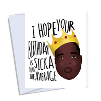Biggie Birthday - Funny Pop Culture Card