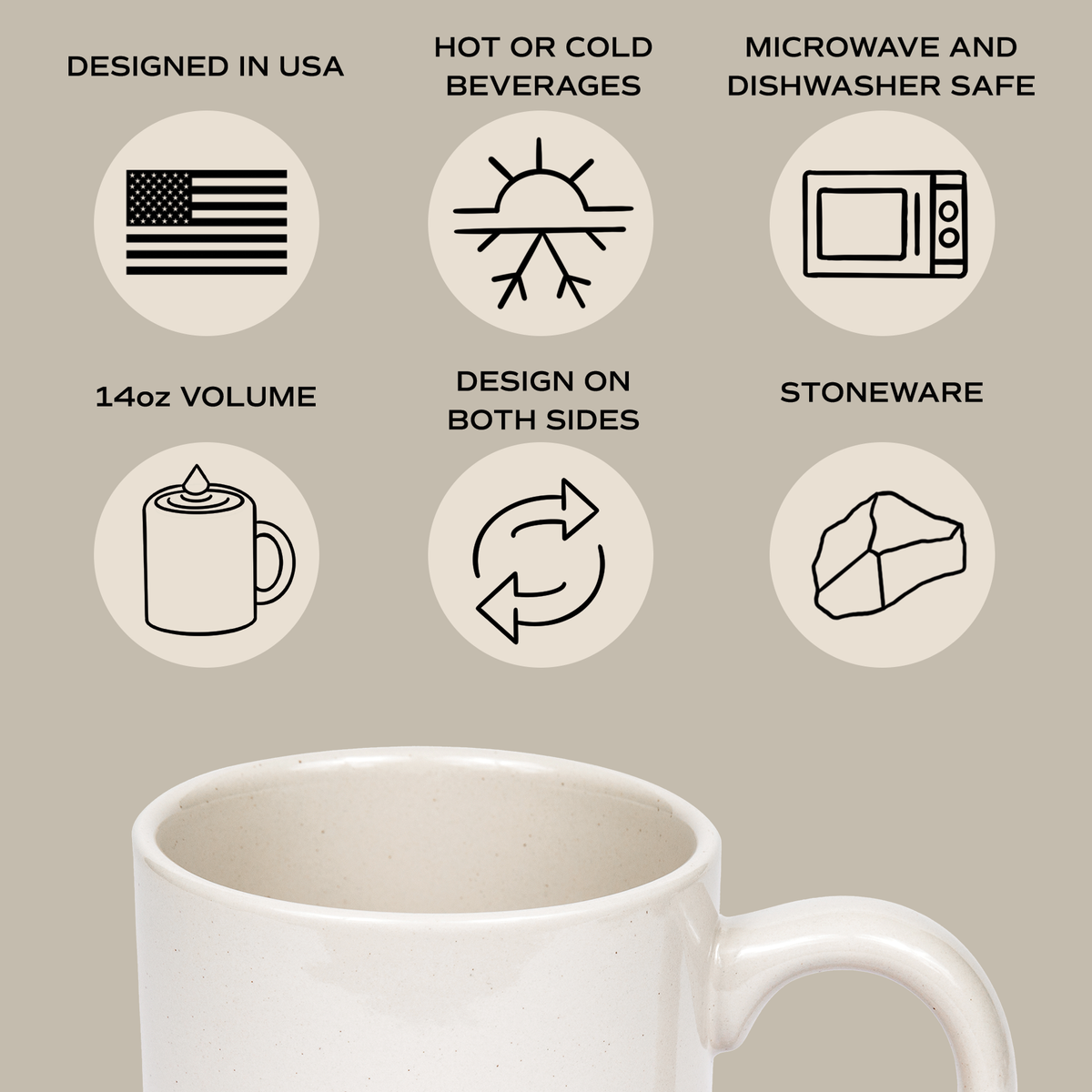 Choose Joy Stoneware Coffee Mug