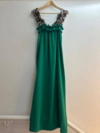 6633 one size long tank dress : Black / Unique