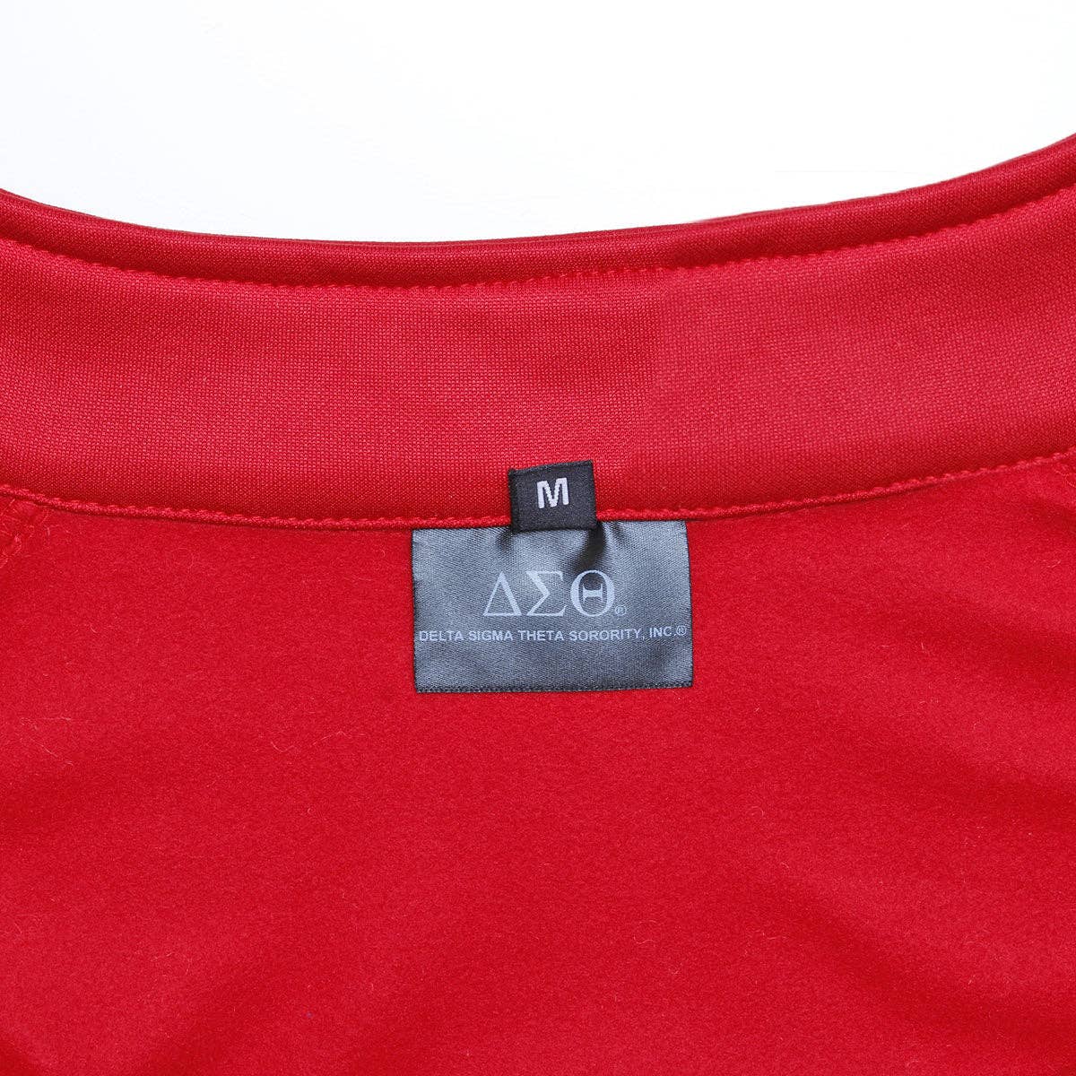 DST Greek Apparel M Red Zip Up Track Jacket