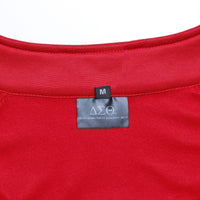 DST Greek Apparel M Red Zip Up Track Jacket
