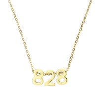 Verse Necklace Filled Display - Spring 25: Gold Plated/Pine Display / 11.5" W x 7.25" H x 1" D