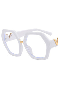 GEOMETRIC FRAME EYEGLASSES