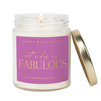 Not A Day Over Fabulous Soy Candle (Gold Foil) - Gifts