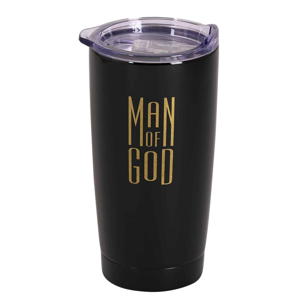 Man Of God 20 oz Black Tumbler