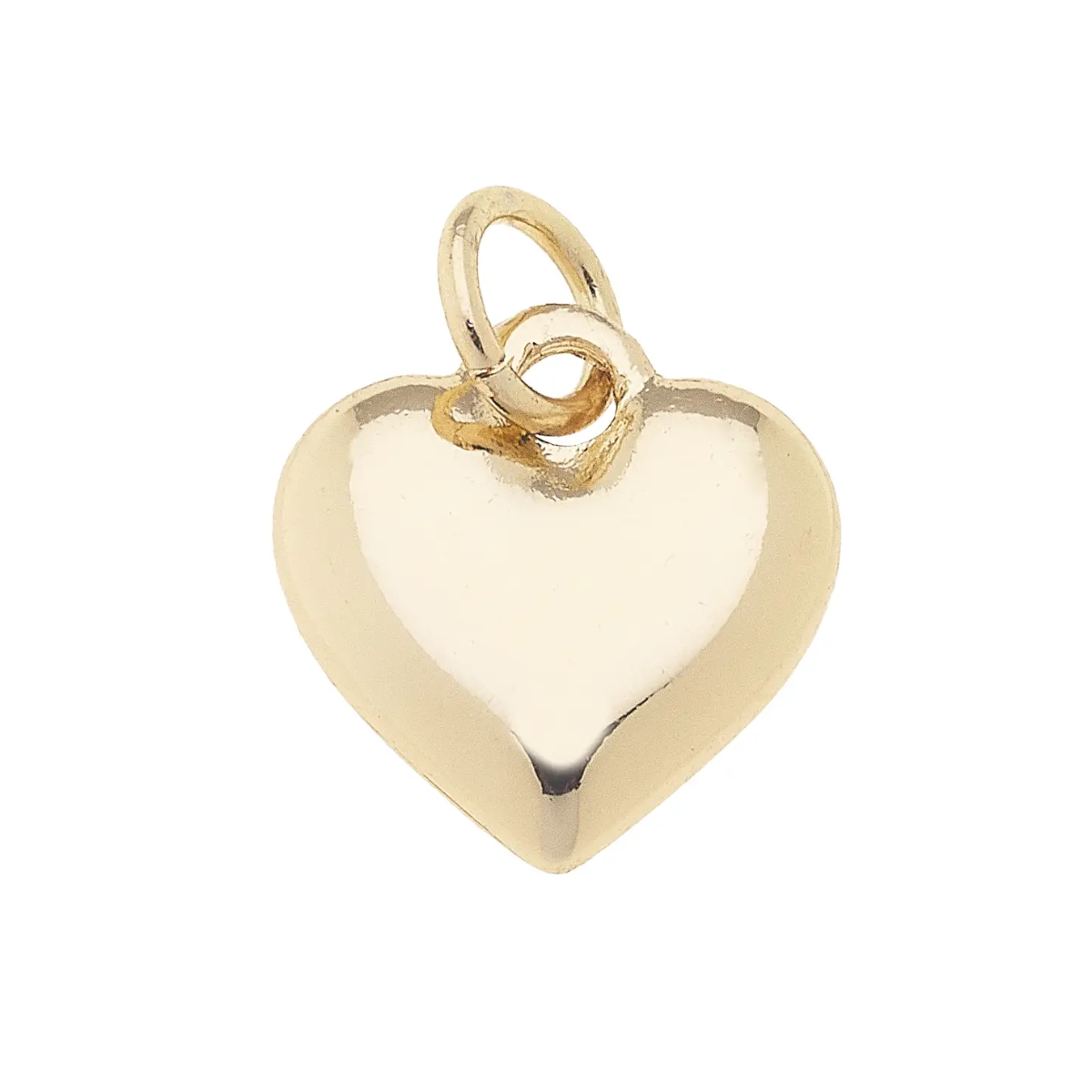 CANVAS STYLE CHARM BAR- Heart of Gold Charm in Shiny Gold