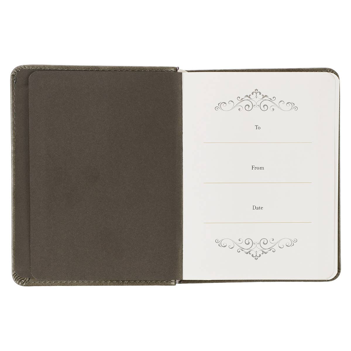 Daily Prayers for Graduates Gray Faux Leather Devotional