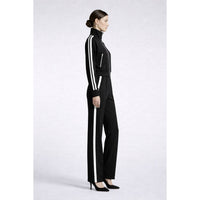 Midnight Stripe Luxe Track Set: BLACK / S-M-L-XL(2-2-2-2)