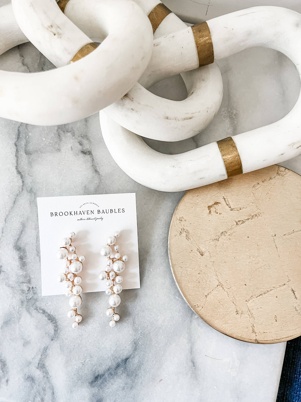 Pearl Waterfall earrings
