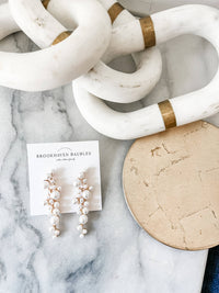 Pearl Waterfall earrings