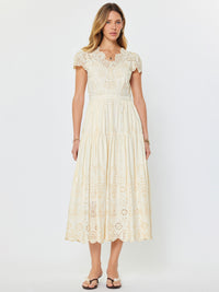 Gazelle Eyelet Maxi Dress