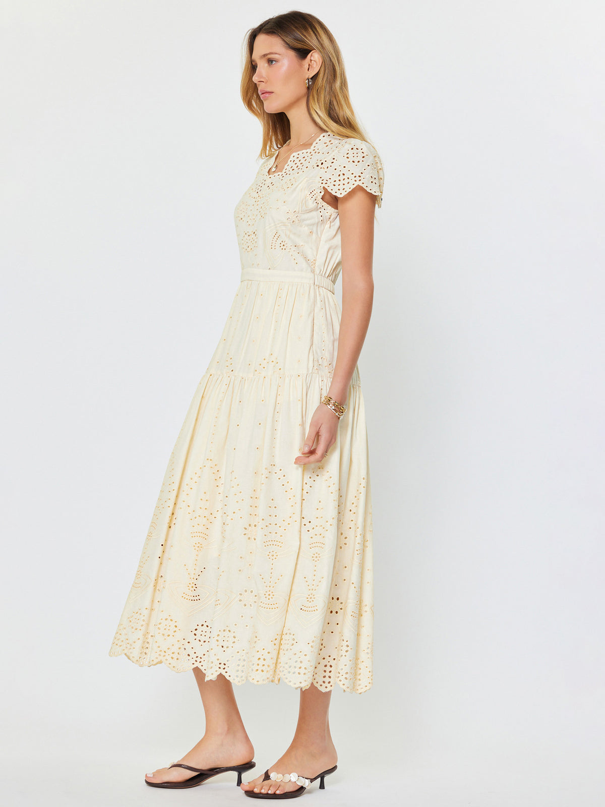 Gazelle Eyelet Maxi Dress