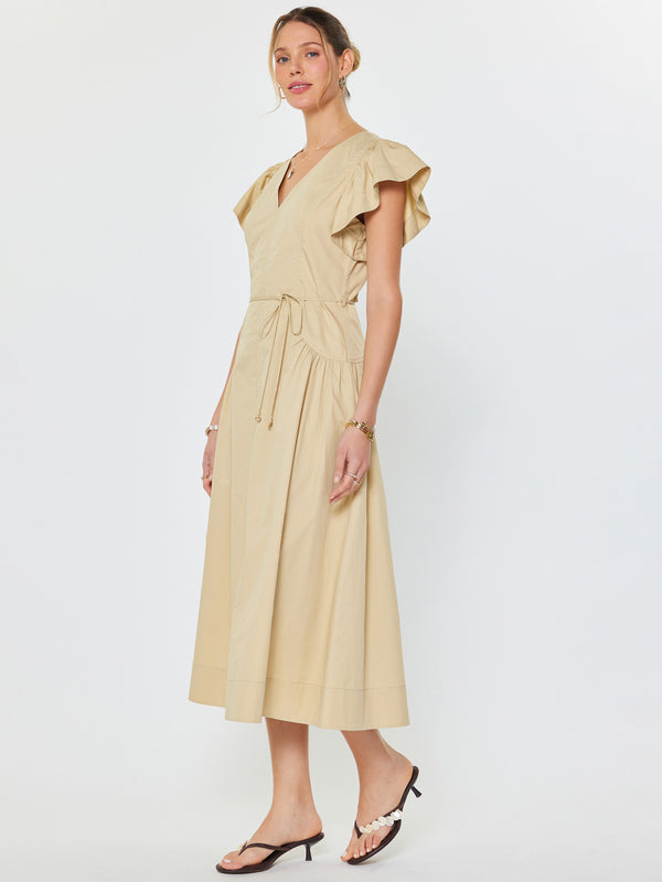 Magdalen Flutter Sleeve Dress