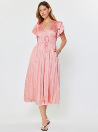 Carmen Rose Pink Midi Dress