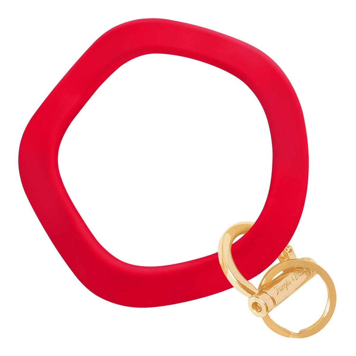 Wavy Wristlet Keyring | Wrist-Worn Key Chain & Phone Tether: Gold / Wavy - Mojito