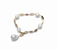 Divine Pearl Layered Lariat Necklace: All Set
