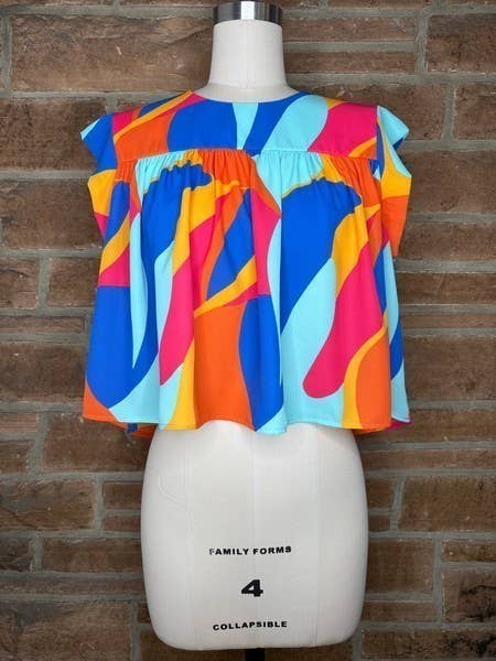 PAIGE (PRINT - SS): SUMMER FLING / L