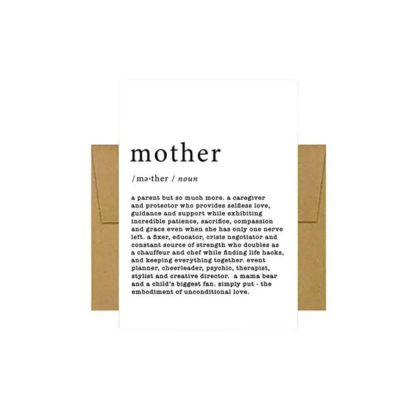 Mother Defined Greeting Card