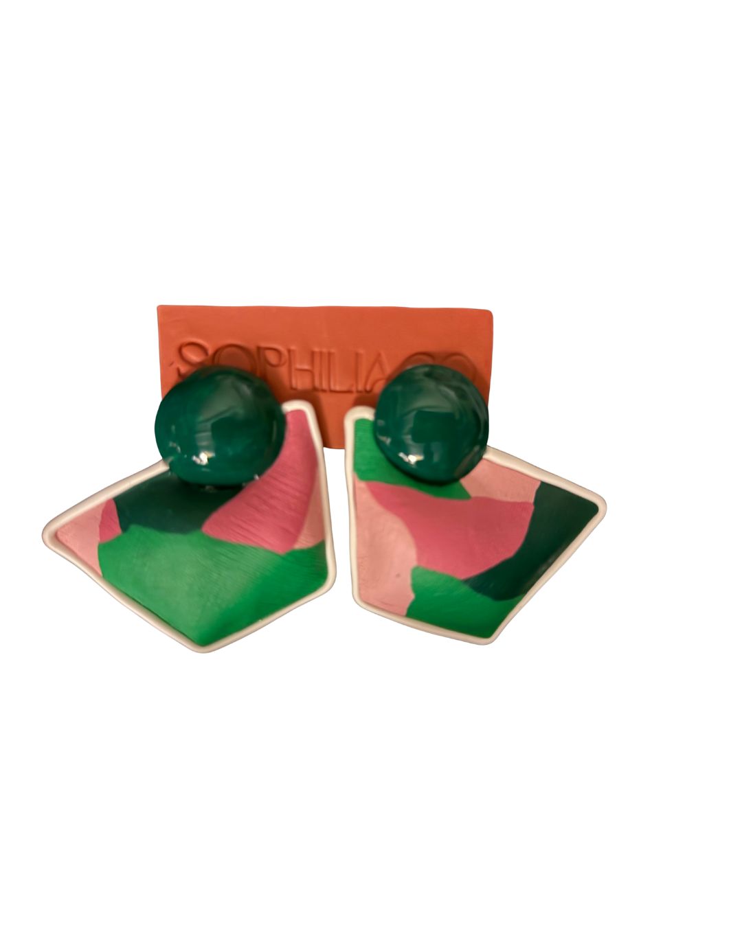 SOPHILIA CO. Handmade "Color Theory" Earrings