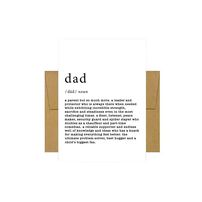 Dad Defined Greeting Card