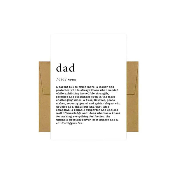 Dad Defined Greeting Card