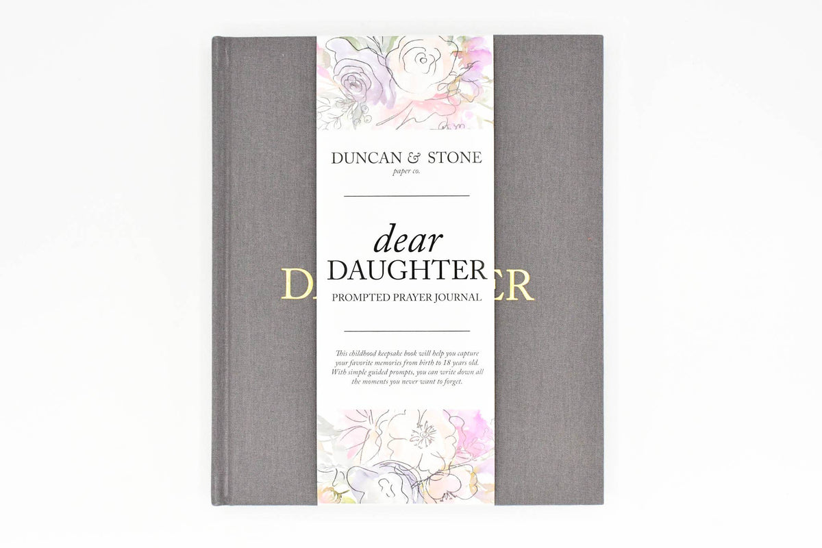 Dear Daughter Childhood Keepsake Book | Mother's Day Gift: Pink