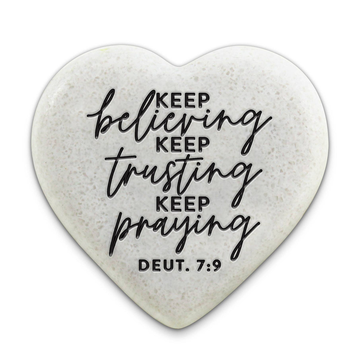 LCP Scripture Stone Hope Hearts Believing - Heart Stone
