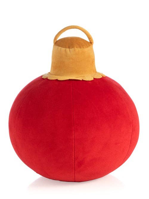 MERRY BAUBLE MEDIUM PILLOW: Pink or Red