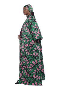 African Ankara Women Long Kimono | Robe | Duster | One Size