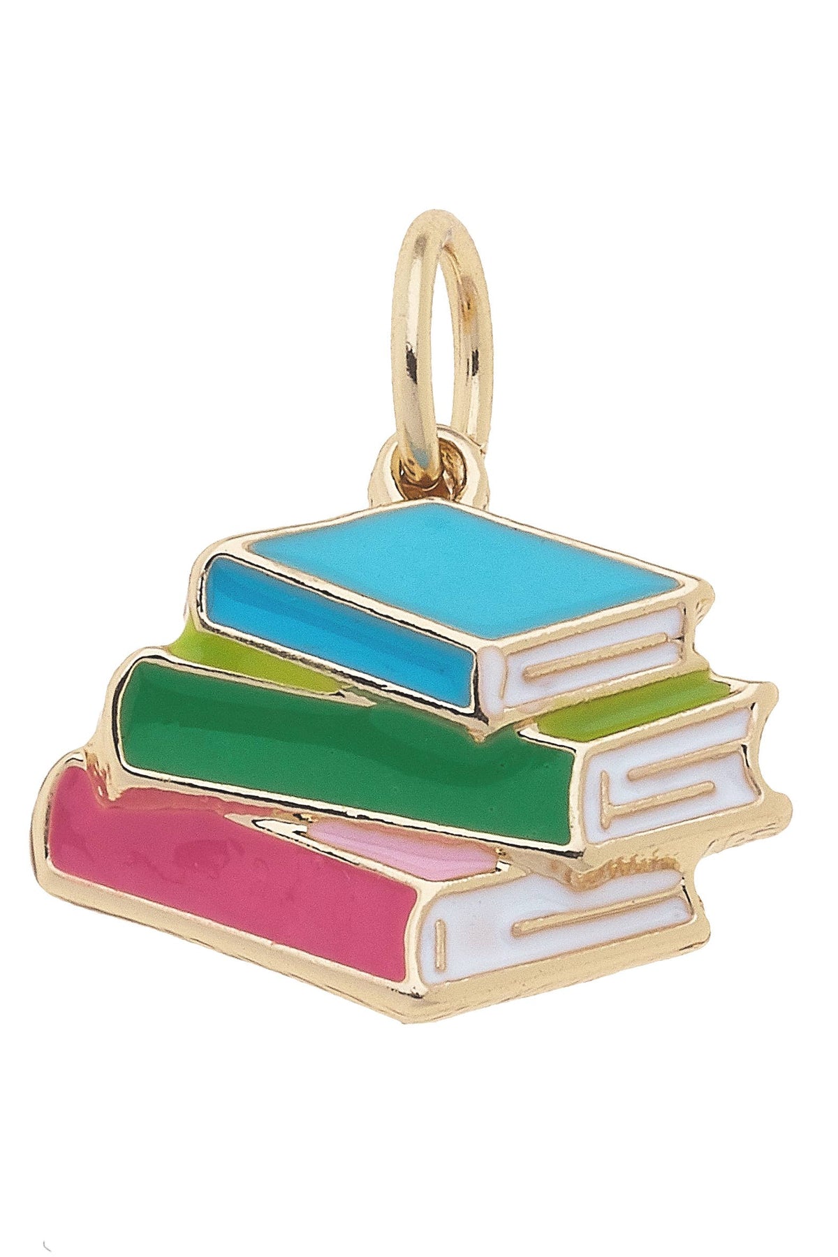 CANVAS STYLE CHARM BAR-Books Charm in Multi