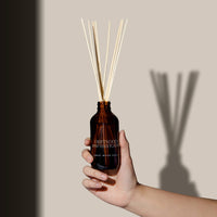 Driftwood and Mahogany Amber Reed Diffuser - Home Decor