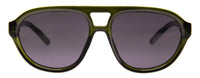 Bilko - Sunglasses: Crystal Olive Green