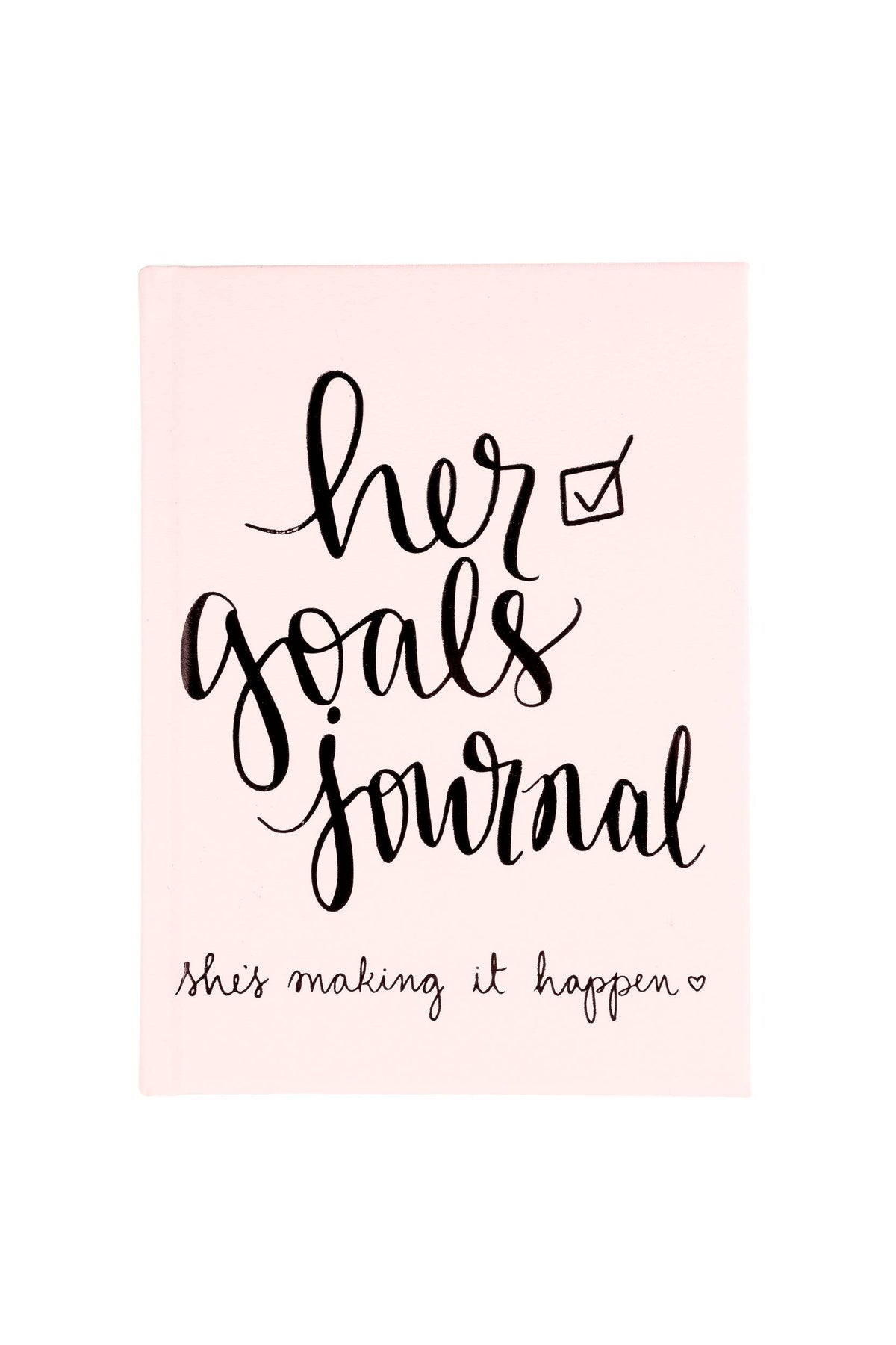 Inspirational Goals Tracker Hardcover Journal